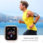 Wholesale Apple Watch Series 6 / SE / 5 / 4 Full Screen Body Crystal Clear Case 44MM (Clear)